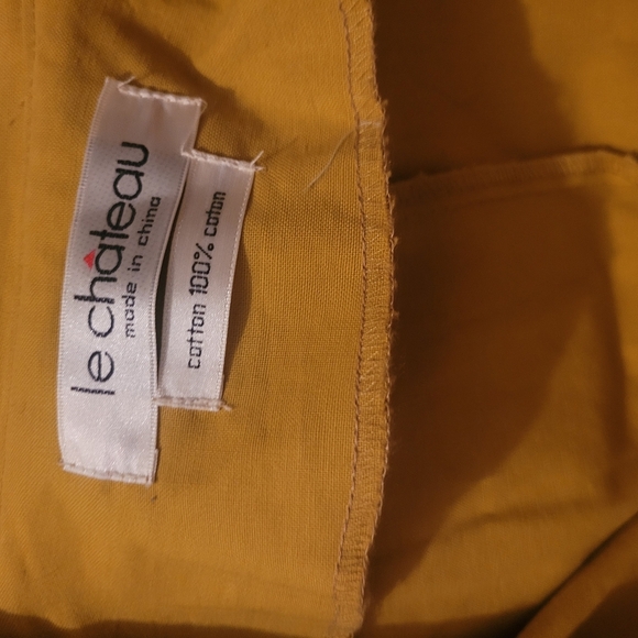 Le Chateau Vintage 90's Yellow Dress - Picture 8 of 8